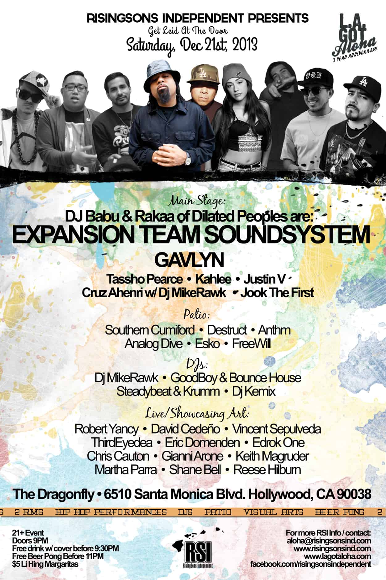 expansion team soundsystem - flyer design