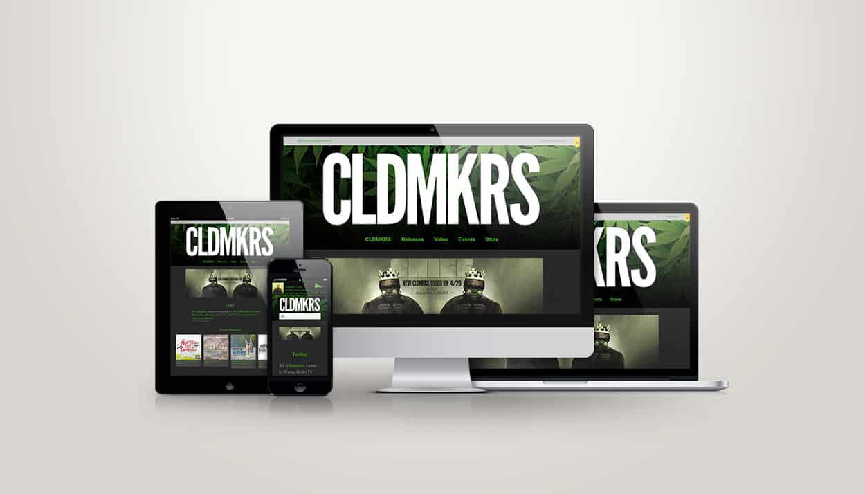 cldmkrs - website design - client
