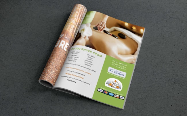 ohtla - full page magazine ad design