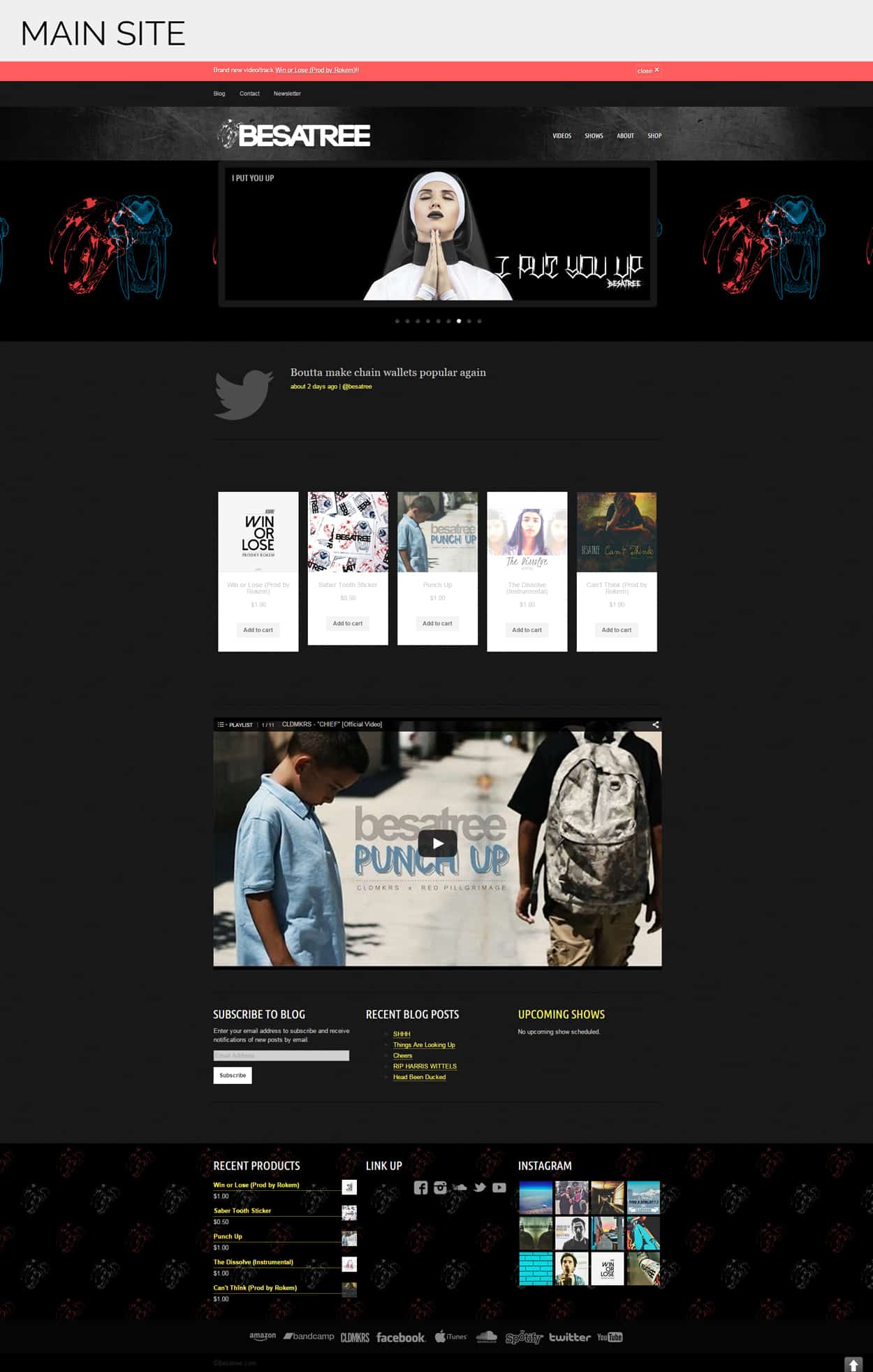 besatree - website design - main site
