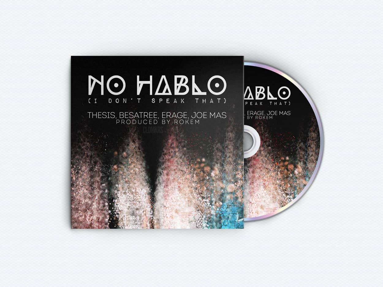 cldmkrs - no hablo - album art design