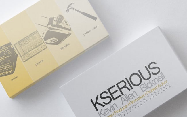 kserious - business card design
