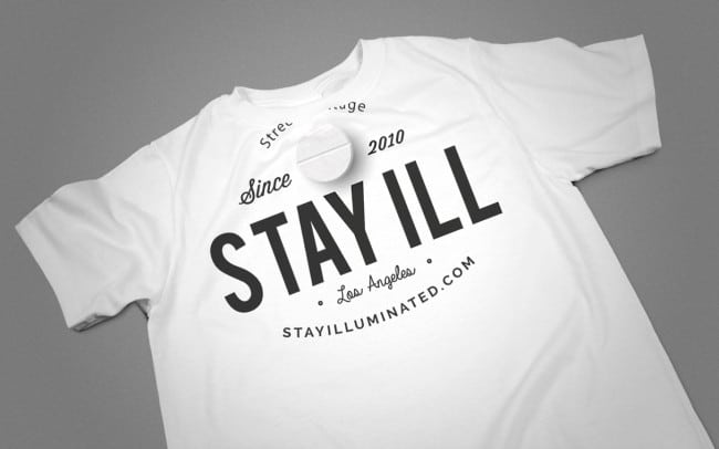 stay illuminated - stay ill - t-shirt design