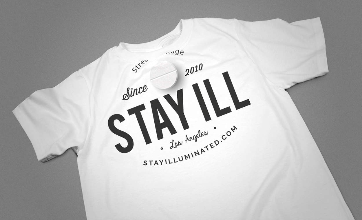 stay illuminated - stay ill - t-shirt design