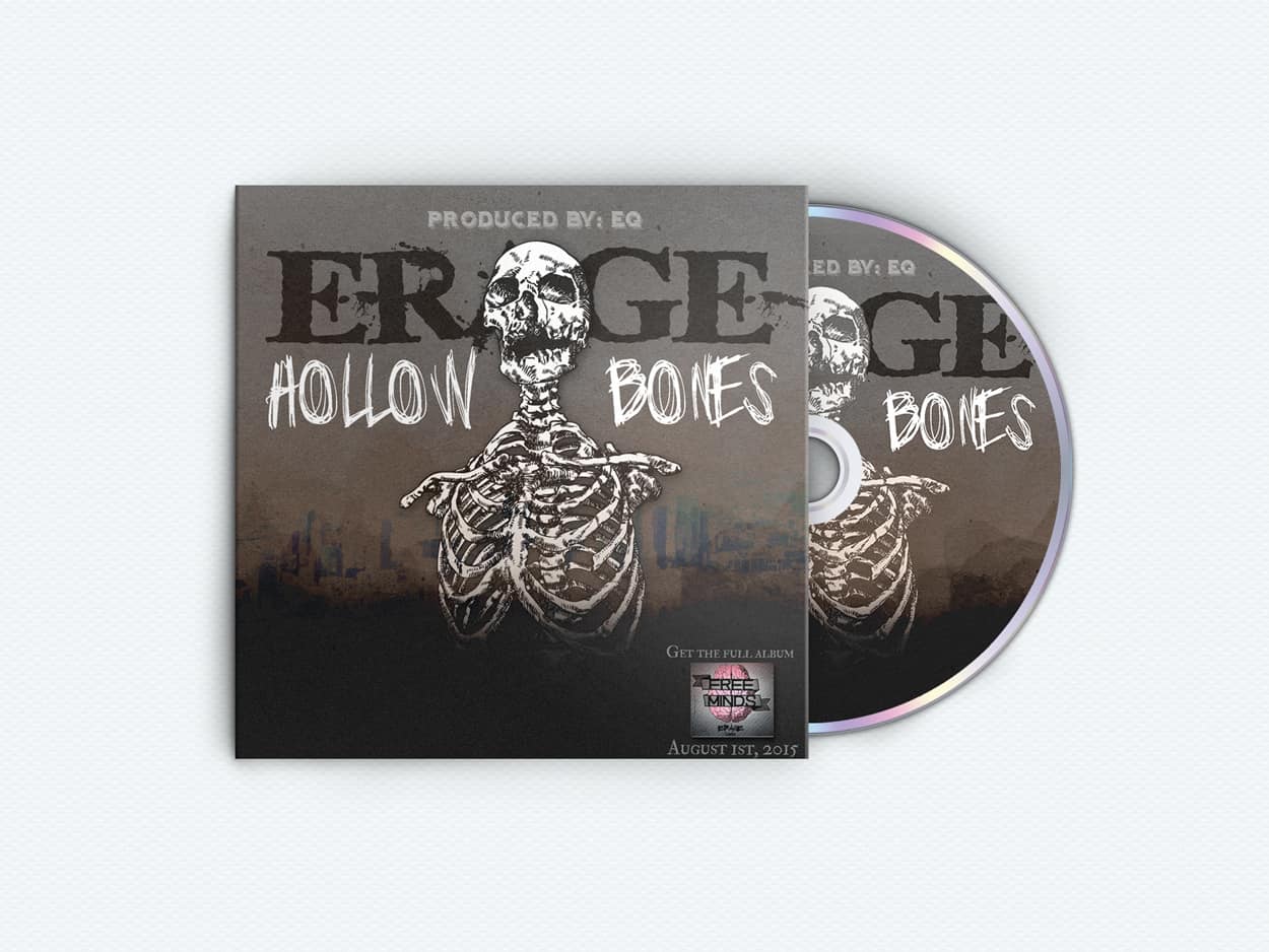 erage -hollow bones - album art design - photo