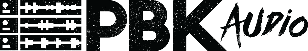 pbk audio - logo design