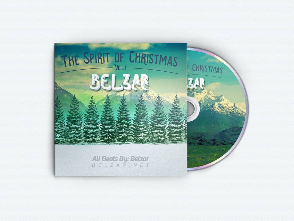 belzar - spirit of christmas - album art design