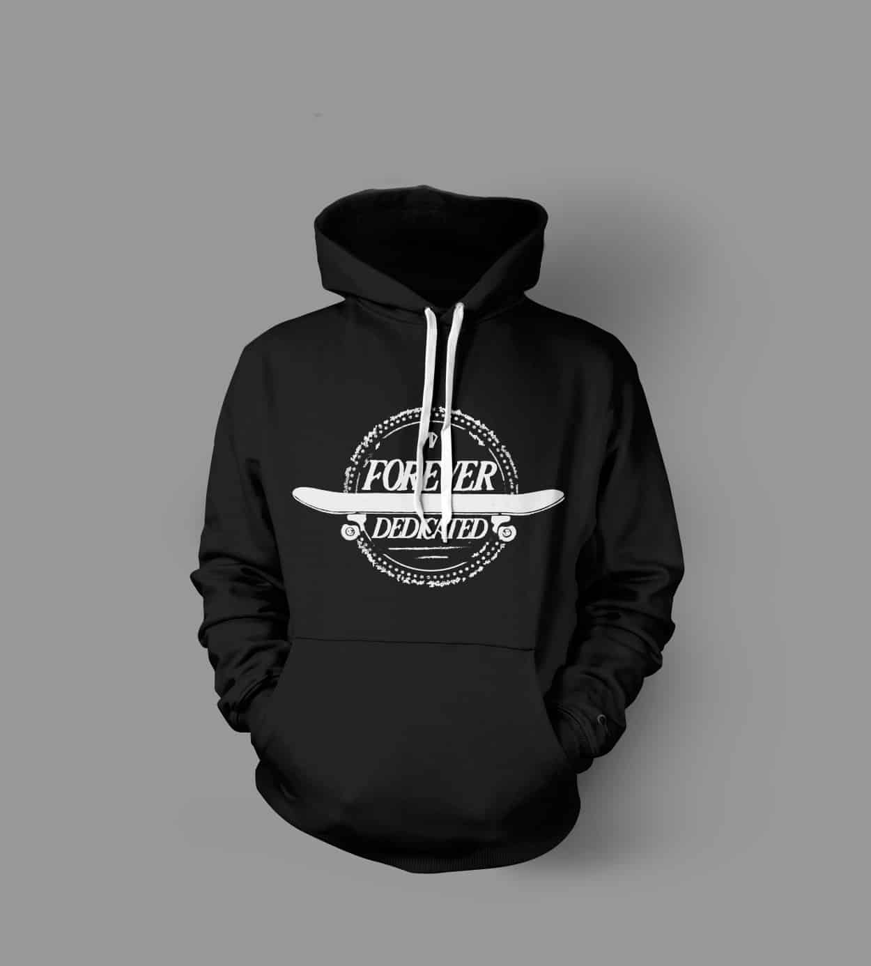 forever dedicated - hoodie design