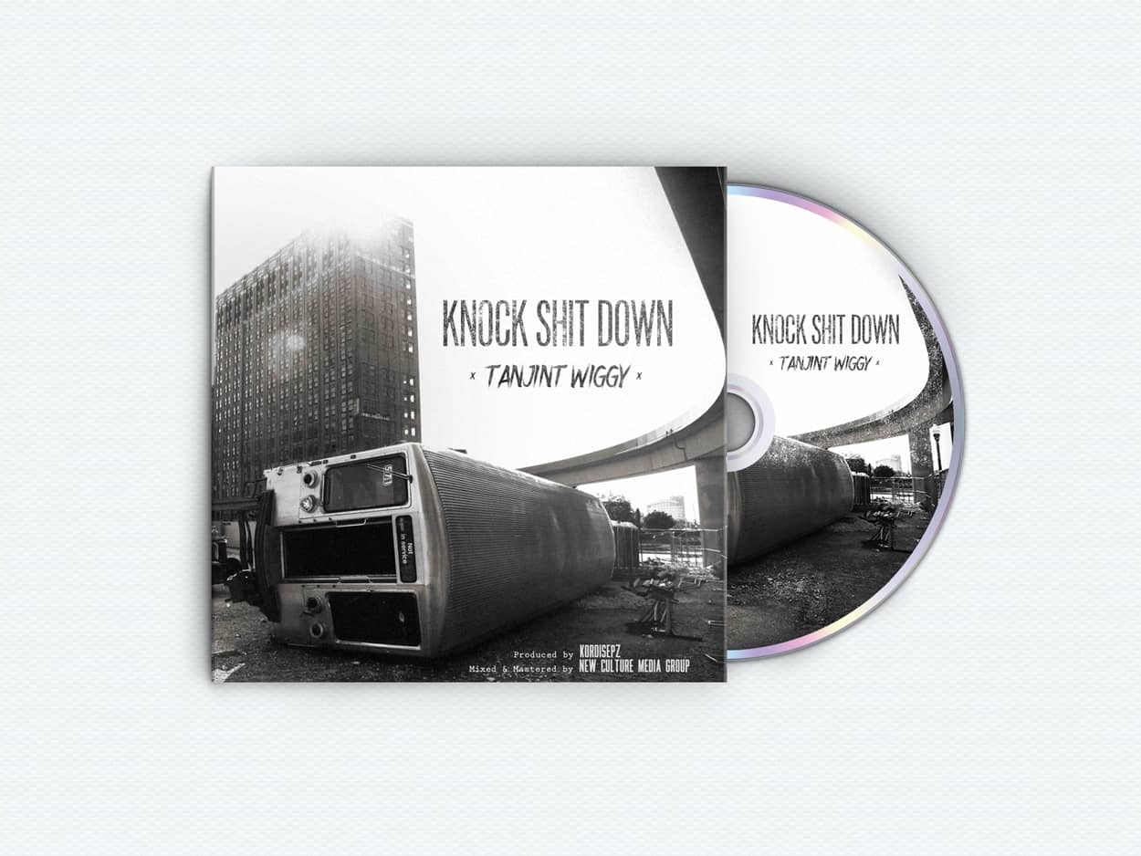 knock shit down - album art design