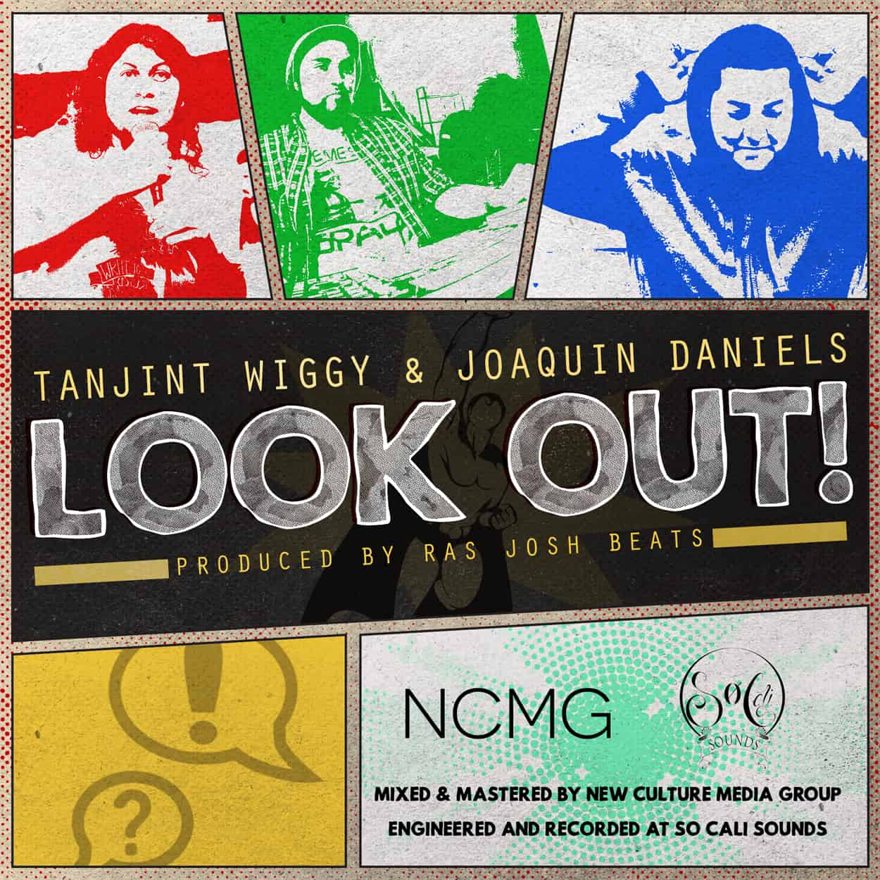 Tanjint Wiggy and Joaquin Daniels - Look Out - Album Art Design