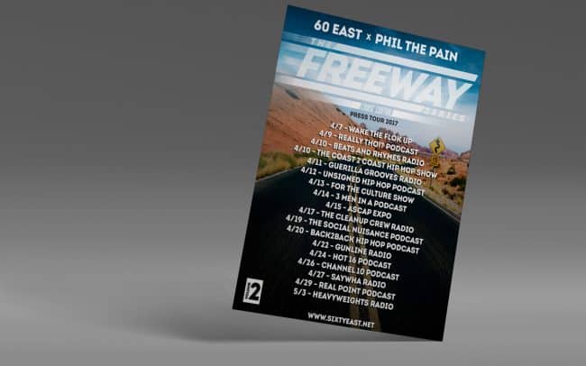 60 east - the freeway series vol 2 - flyer design