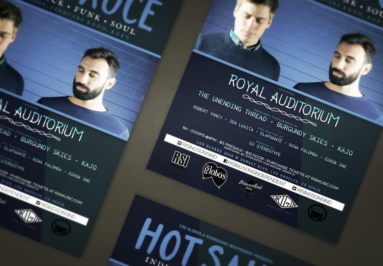 Hot Sauce - Royal Auditorium - Flyer Design